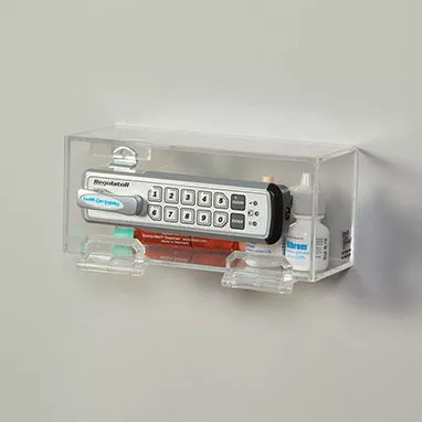 Locking Wall Box with Keyless Entry Digital Lock, 7x3x3 H-18554-15074