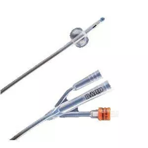 LUBRI-SIL Infection Control 3-Way Silicone Foley Catheter 16 Fr 5 cc