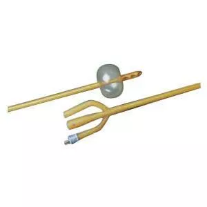 Lubricath 3-Way Specialty Latex Foley Catheter, 24 Fr, 5 cc