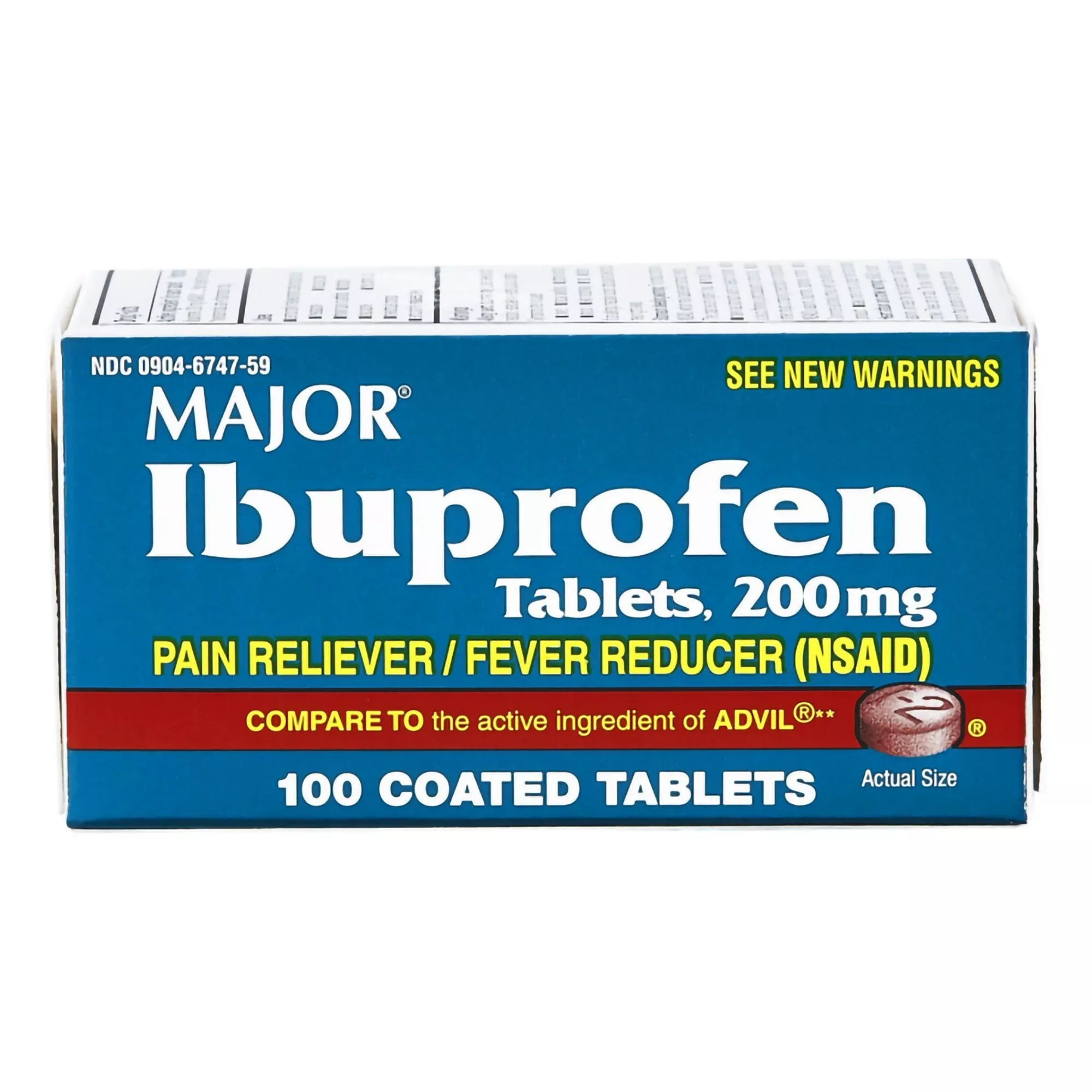 Major Ibuprofen 200 mg Coated Tablets