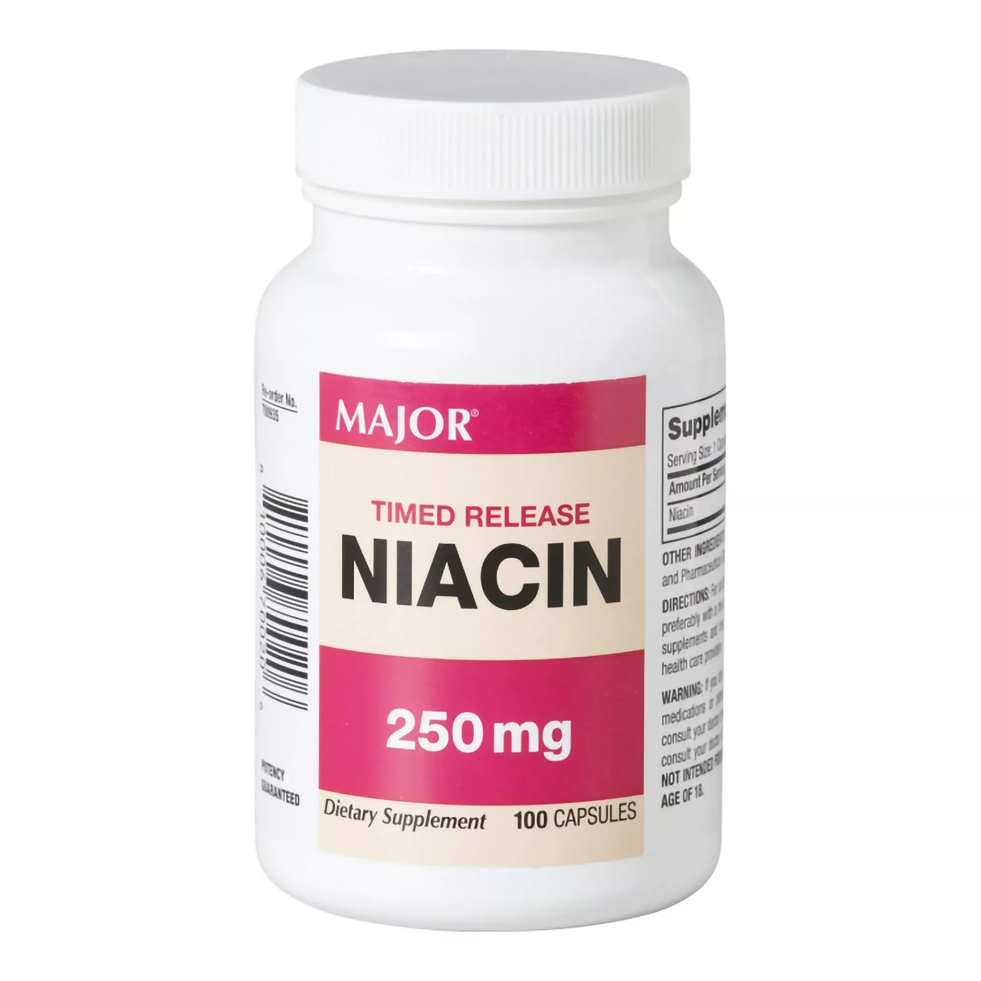 Major Timed Release Niacin Dietary Supplement