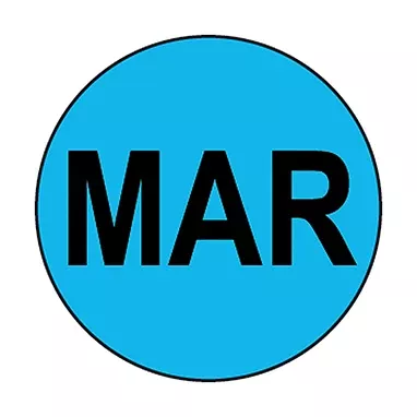 MARCH Circle Labels H-17925-13403