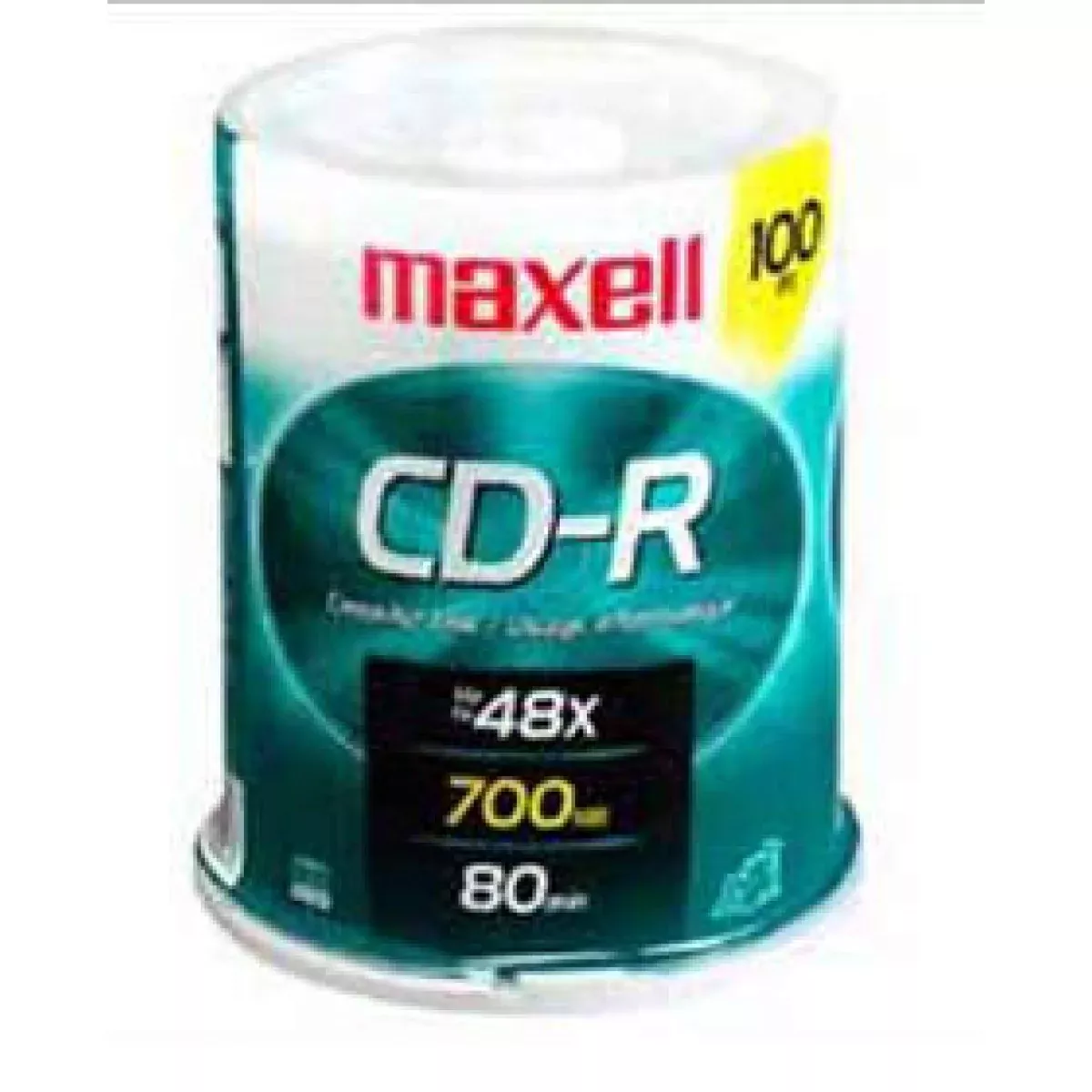 Maxell Cd-R 80Min, 48X General Use Silver 700Mb - 100 Per Pack