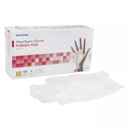 McKesson 9.4 Inch Vinyl Powder-Free Exam Gloves