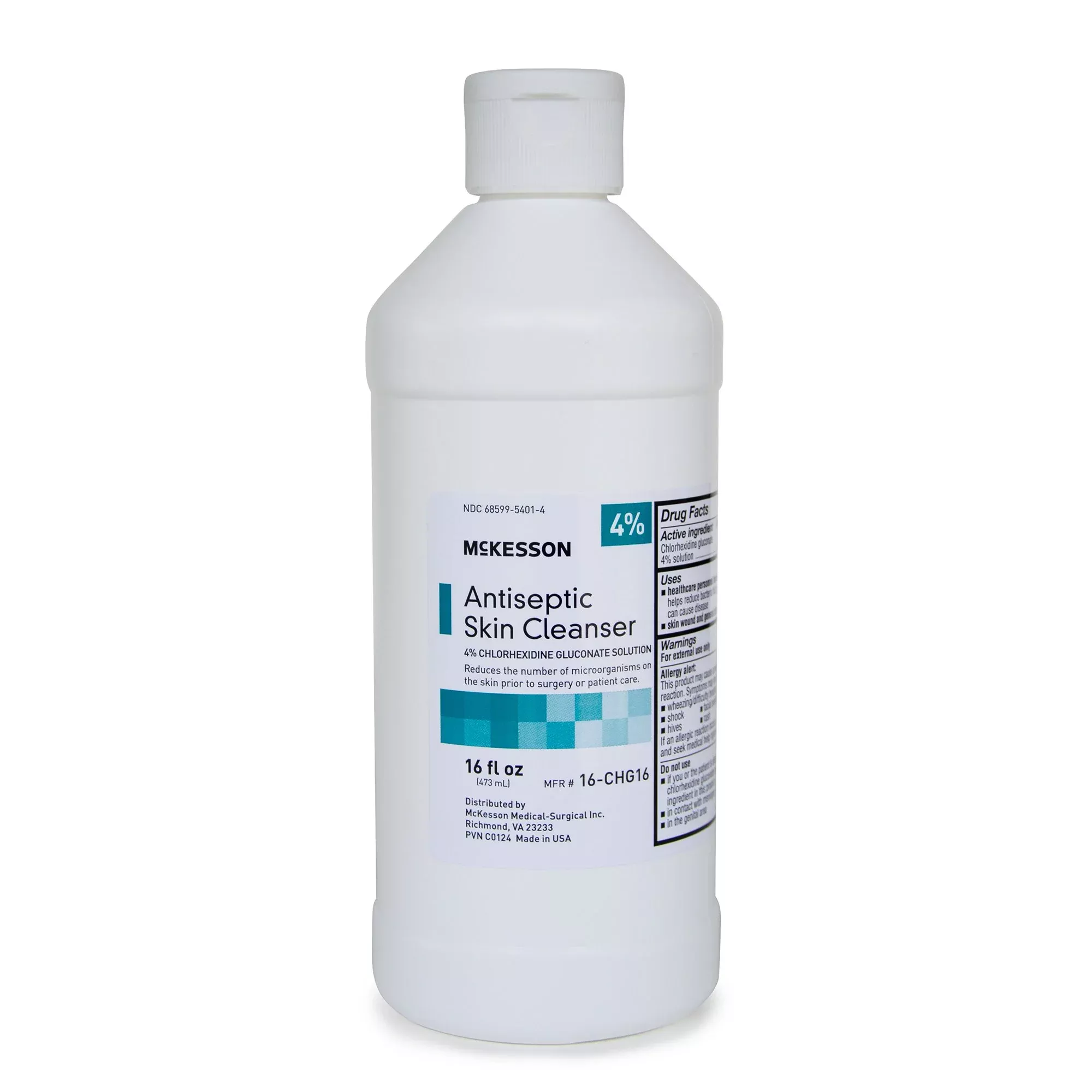 McKesson Antiseptic Skin Cleanser, 16-ounce Flip-Top Bottle