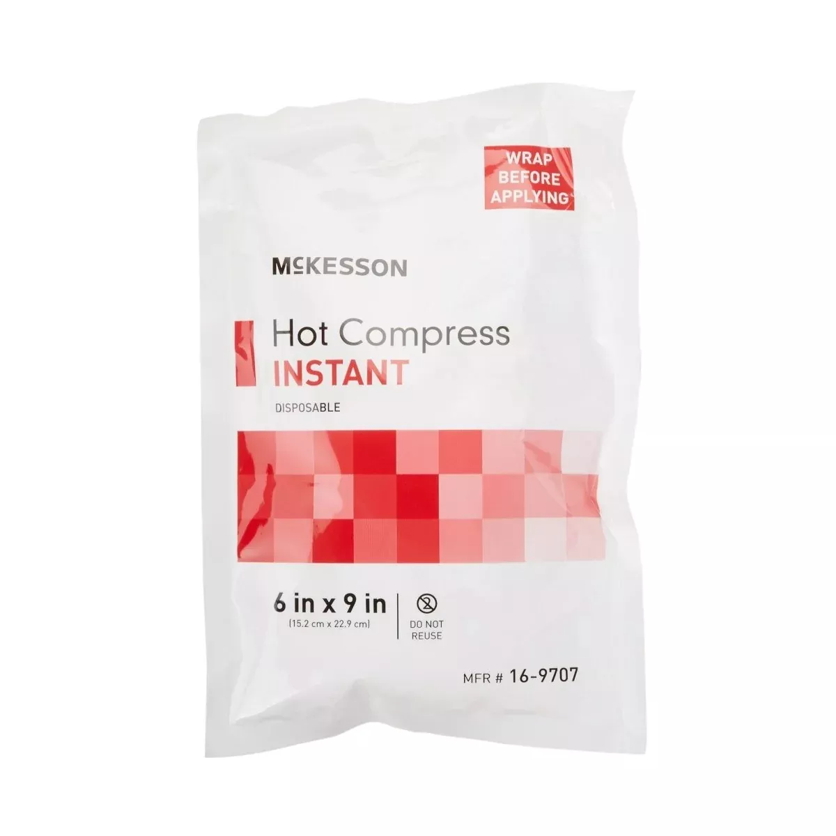 McKesson Chemical Activation Instant Hot Pack, 6 x 9 Inch