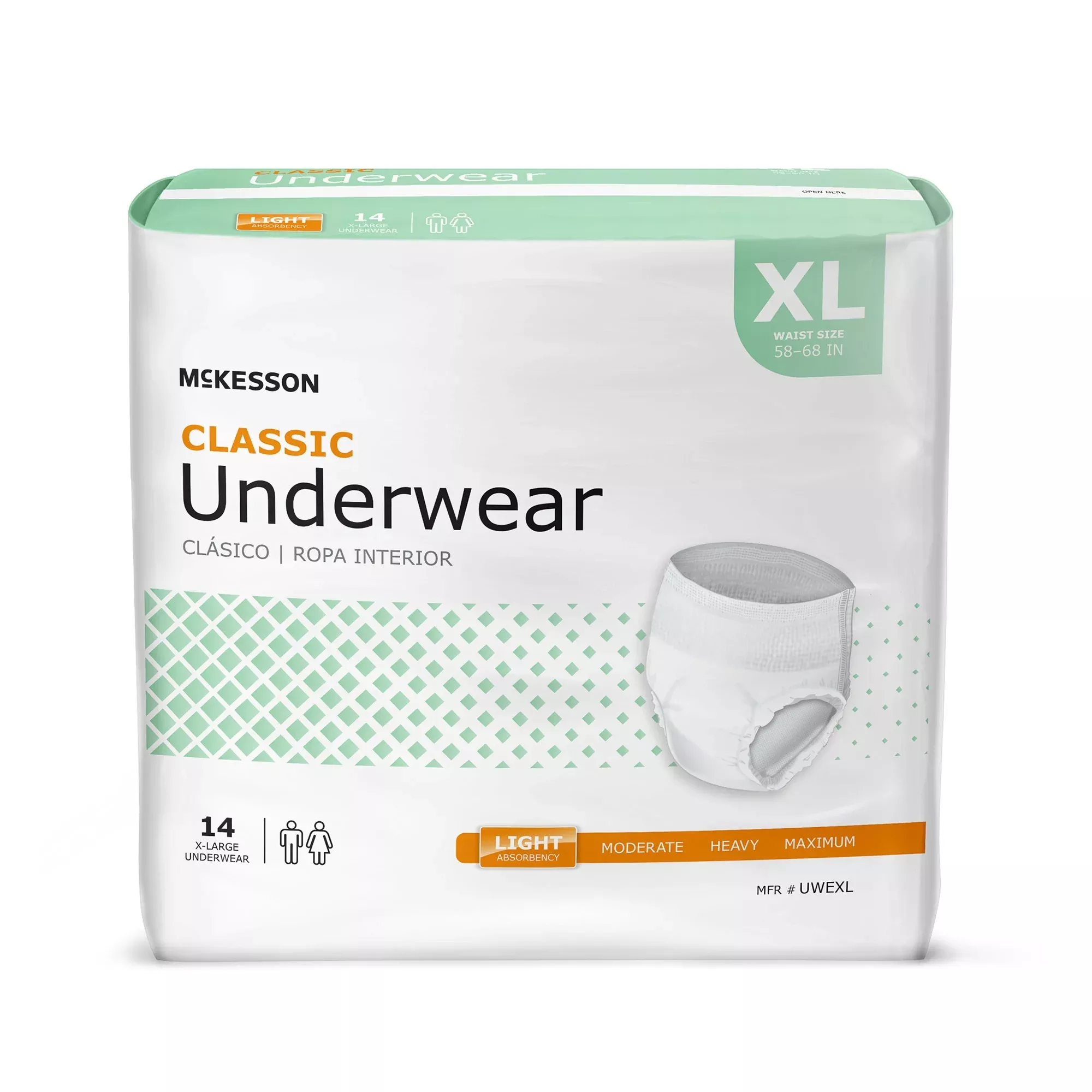 McKesson Classic Unisex Disposable Absorbent Pull-On Underwear