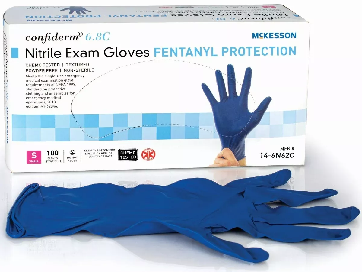 McKesson Confiderm 6.8C Nitrile Exam Gloves