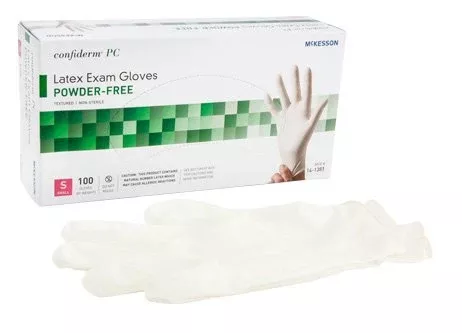 McKesson Confiderm Latex Exam Glove, Ivory