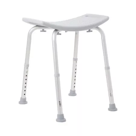 McKesson Deluxe Aluminum Shower Bench Without Back