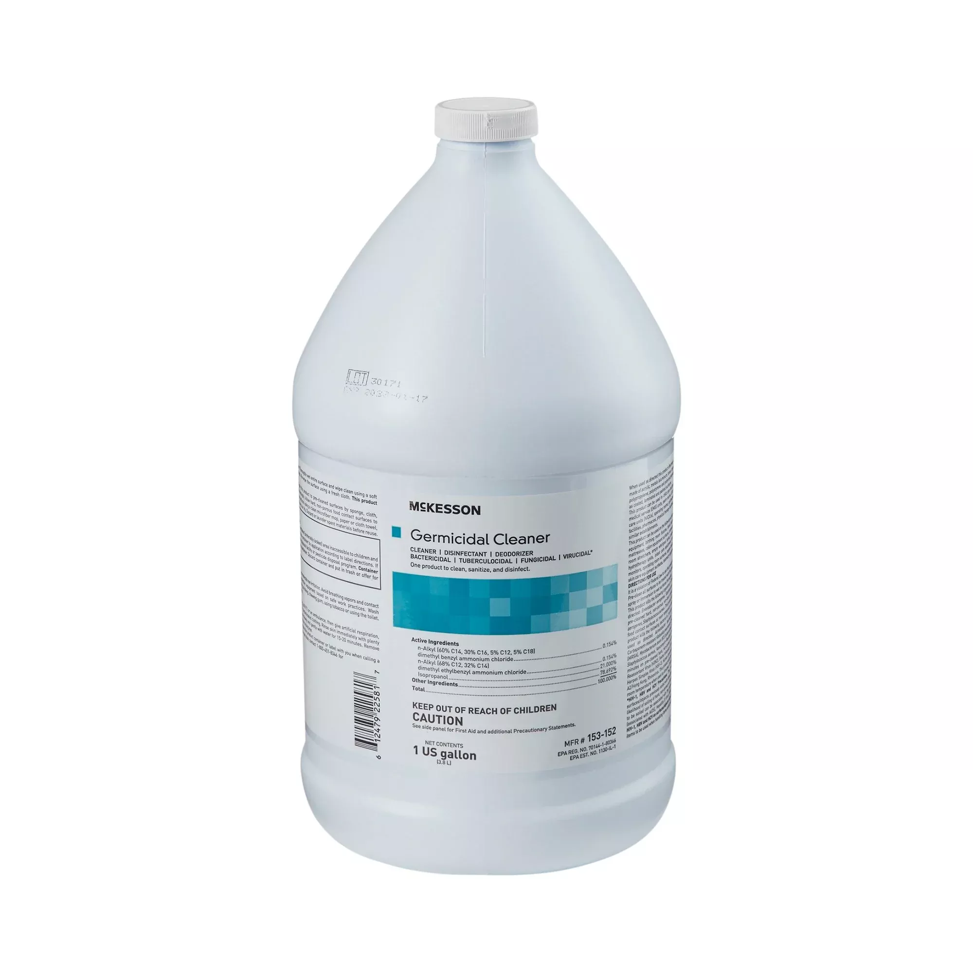 McKesson Germicidal Surface Disinfectant Cleaner, 1 gal.. Jug