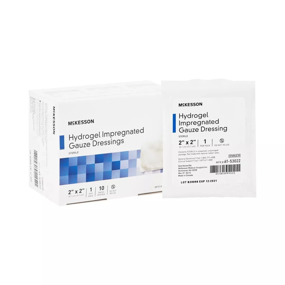 McKesson Impregnated Dressing, 2 x 2 Inch
