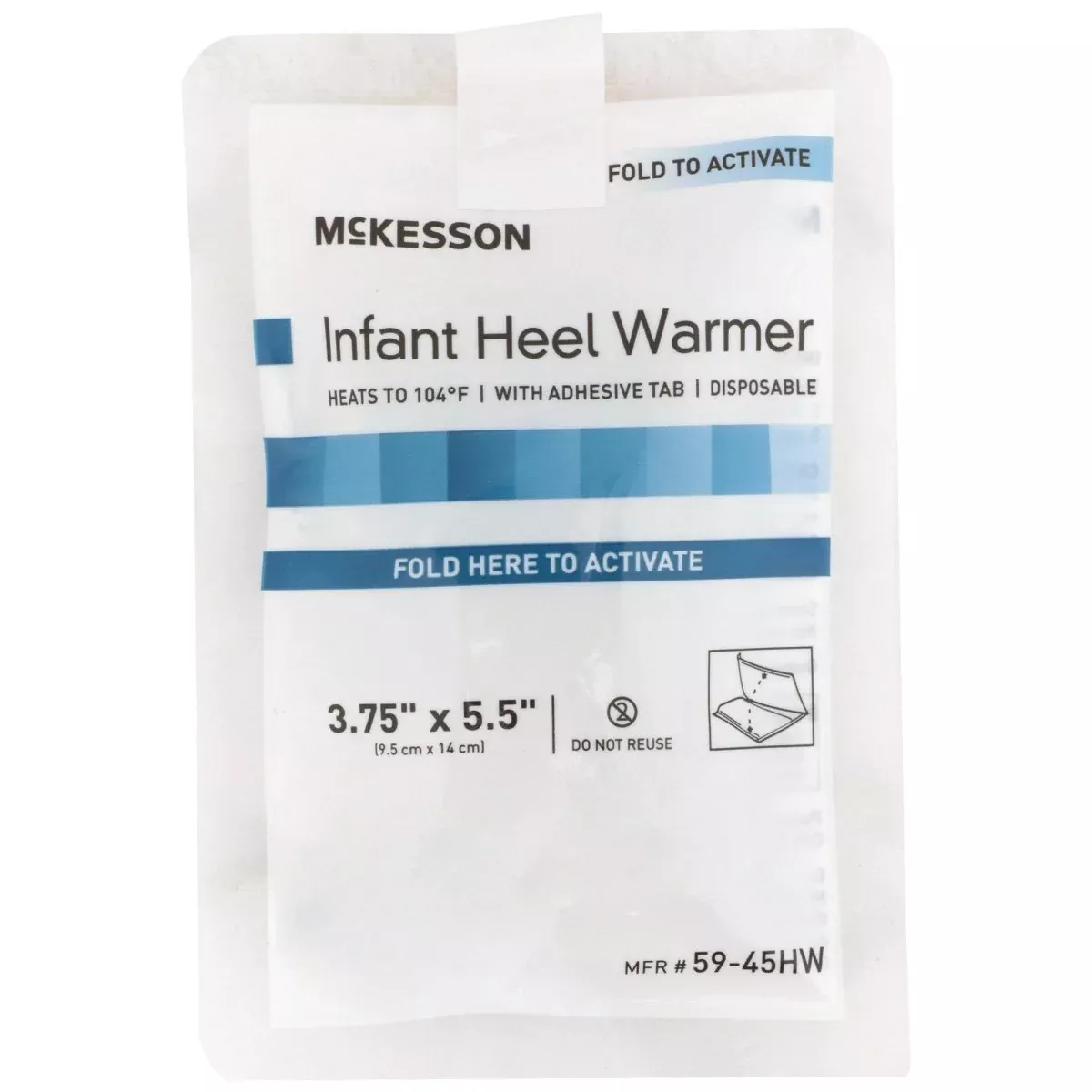 McKesson Infant Heel Warmer, 3¾ x 5½ Inch