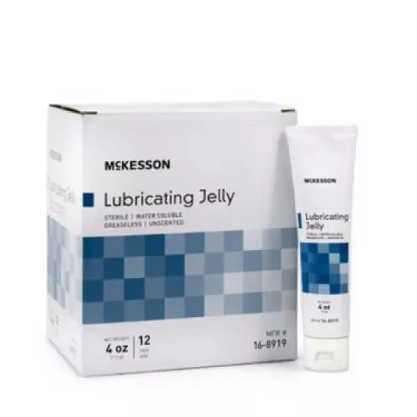 McKesson Lubricating Jelly 4 oz. Tube Sterile