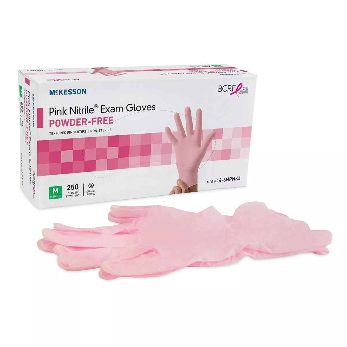 McKesson Nitrile Exam Glove, Pink