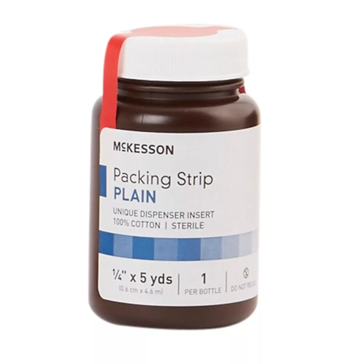 McKesson Nonimpregnated Wound Packing Strip, ¼ Inch x 5 Yard