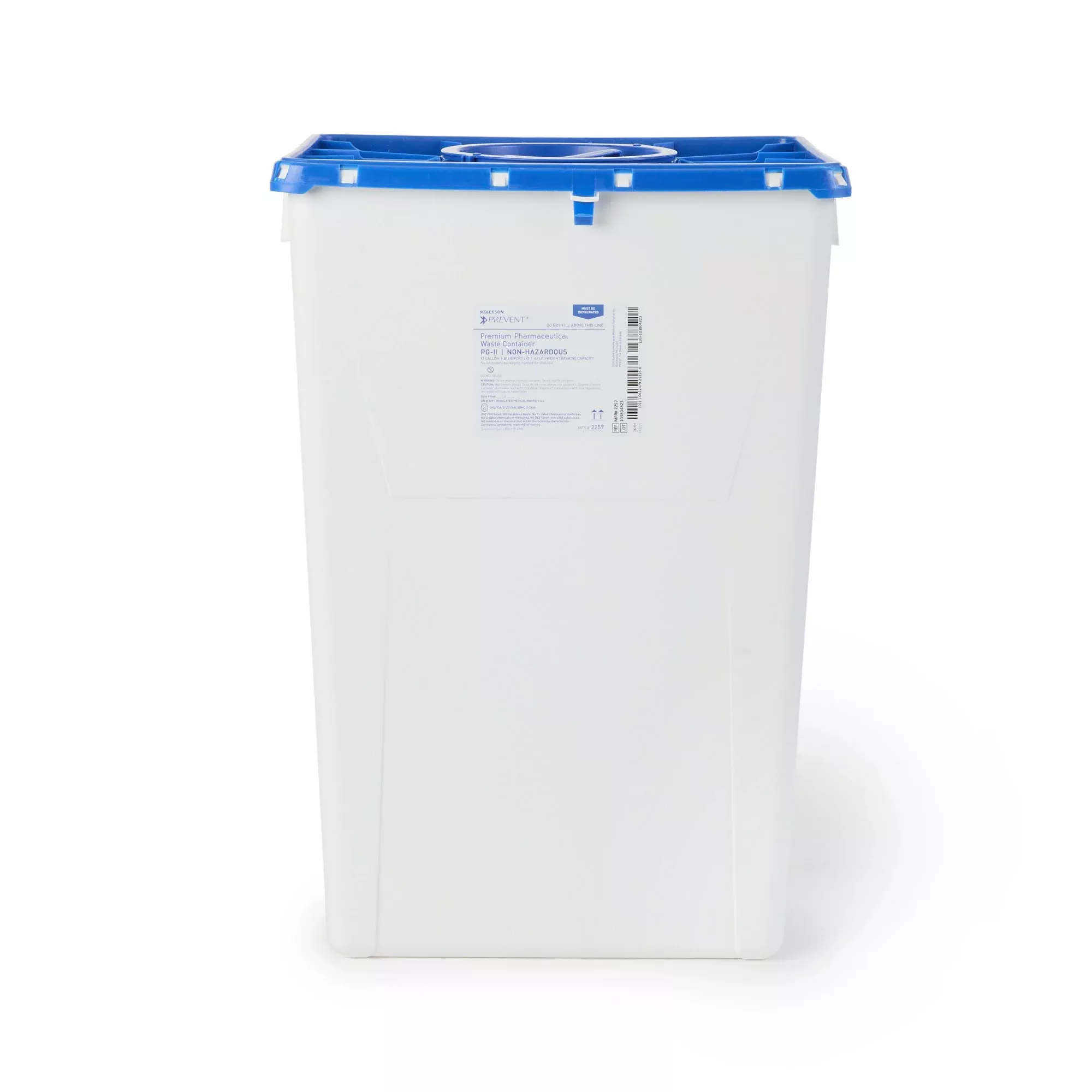 McKesson Prevent Pharmaceutical Waste Container, 18 Gallon Capacity