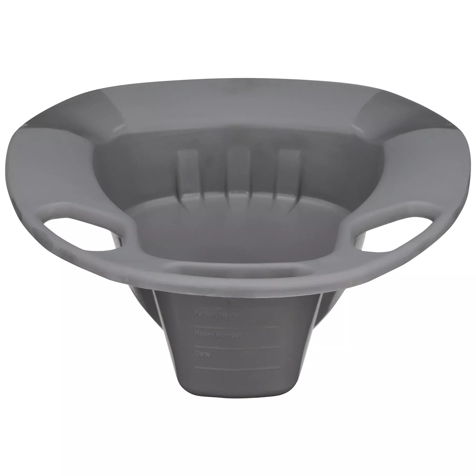 McKesson Stackable Bedpan, Non-Stick Plastic, Graphite Color