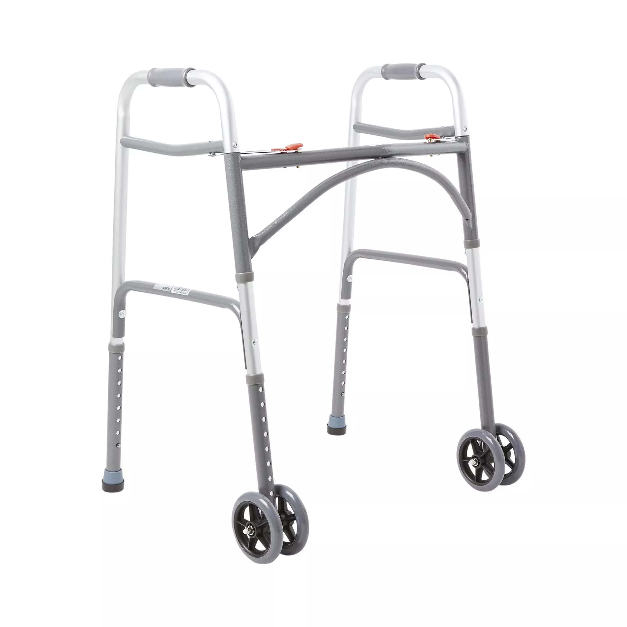 McKesson Steel Bariatric Folding Walker, 32½ – 39 Inch Height