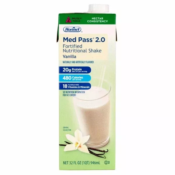 Med Pass 2.0 Nutritional Shake 32 oz. Carton