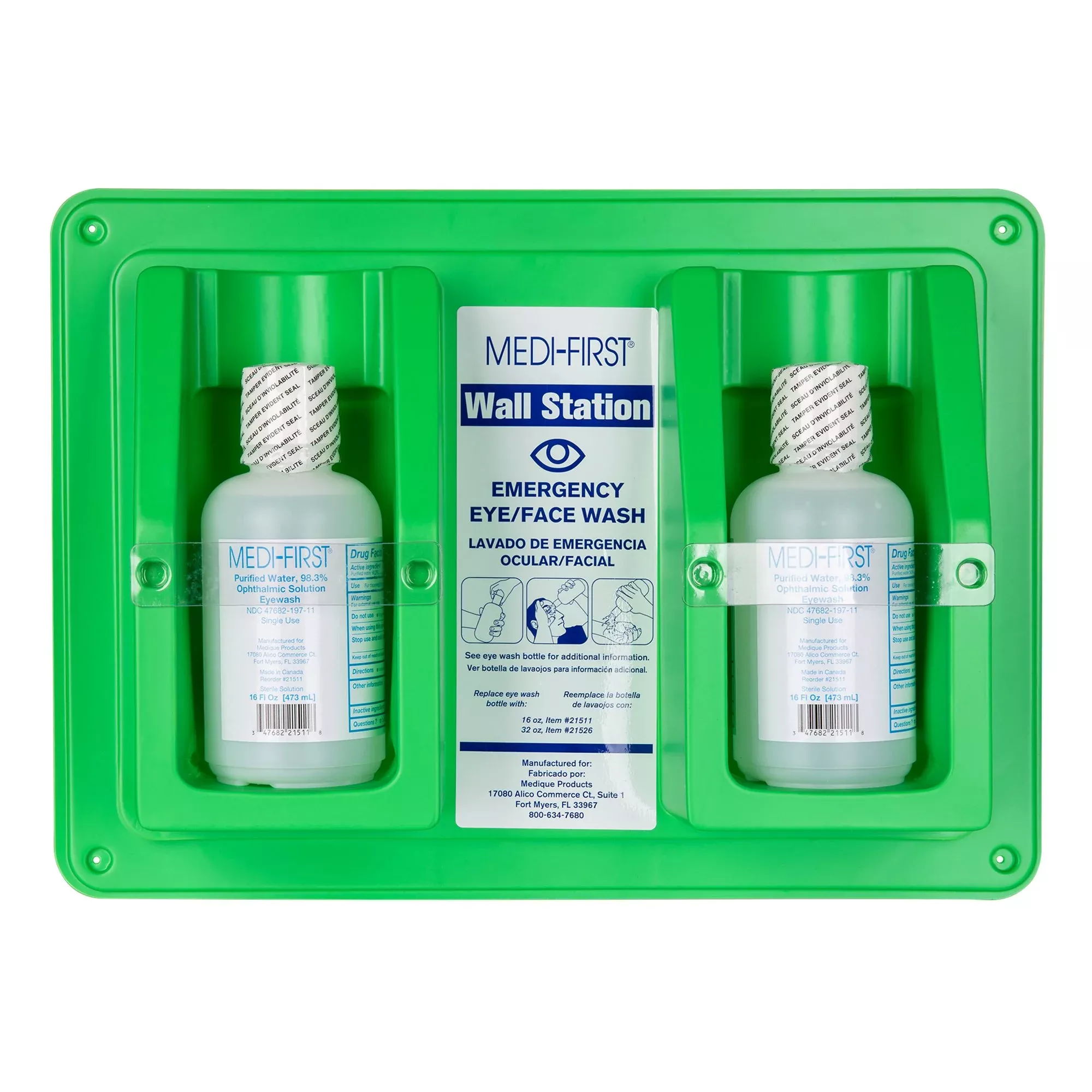 Medi-First Eye/Face Wash, 16-ounce squeeze bottle