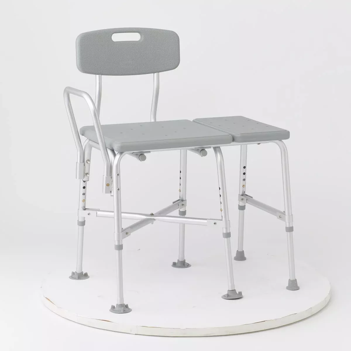 Medline Bariatric Transfer Bench with Brace, 600 lb. Weight Capacity,#G3-300BAX1