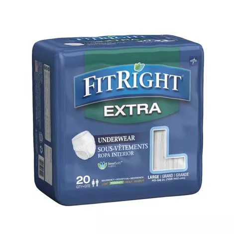 Medline FitRight Extra-Protective Underwear