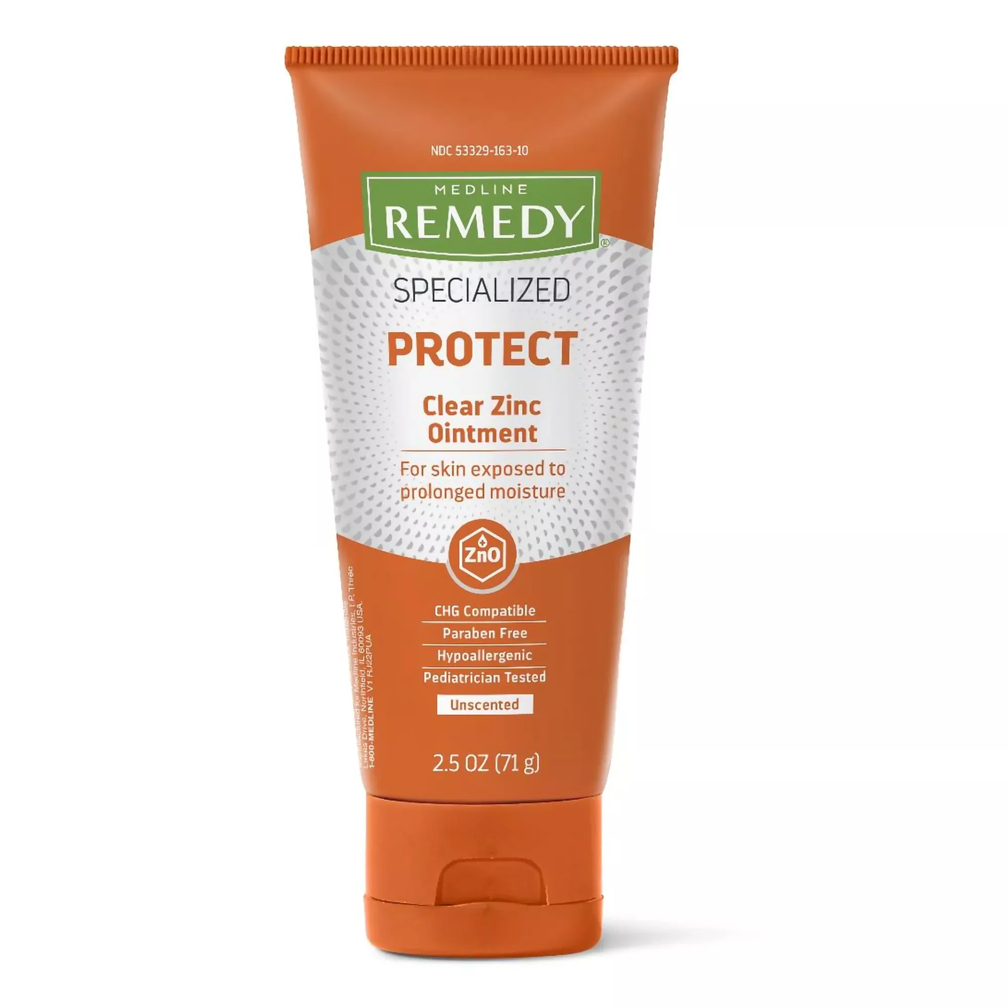 Medline Remedy Specialized Protect 2.5 oz. Tube Skin Protectant, Unscented Ointment (MSC092502)