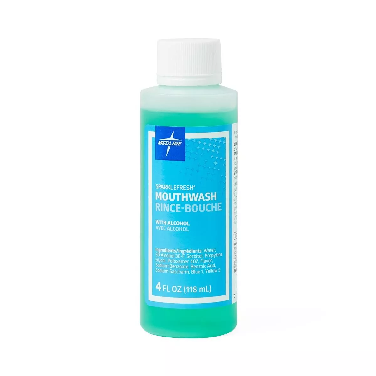 Medline SparkleFresh Mouthwash with Alcohol, 4 oz. - CTR000426