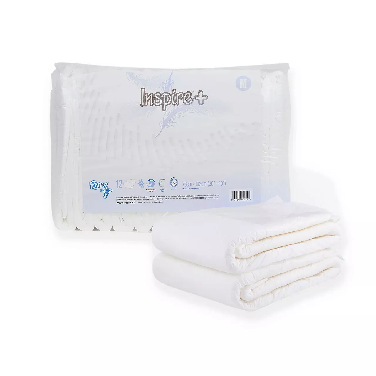 Mega Inspire+ Adult Diapers