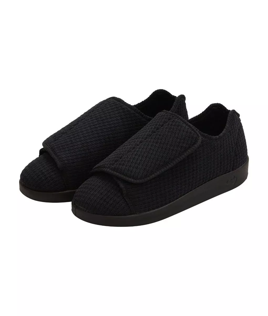 Men’s Slippers with Easy Closures – Adjustable Fit (Regular to Extra Wide)
