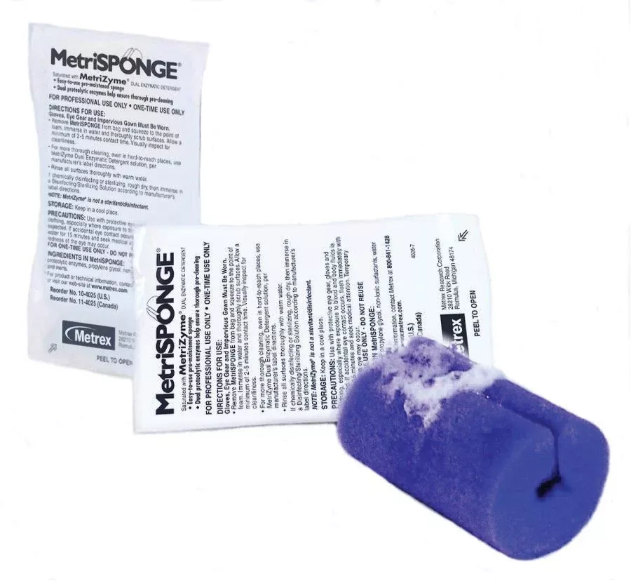 MetriSponge Instrument Cleaning Sponge, 25/BX