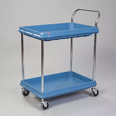 Metro Deep Ledge Utility Cart, 2-Shelf H-12700B-14714
