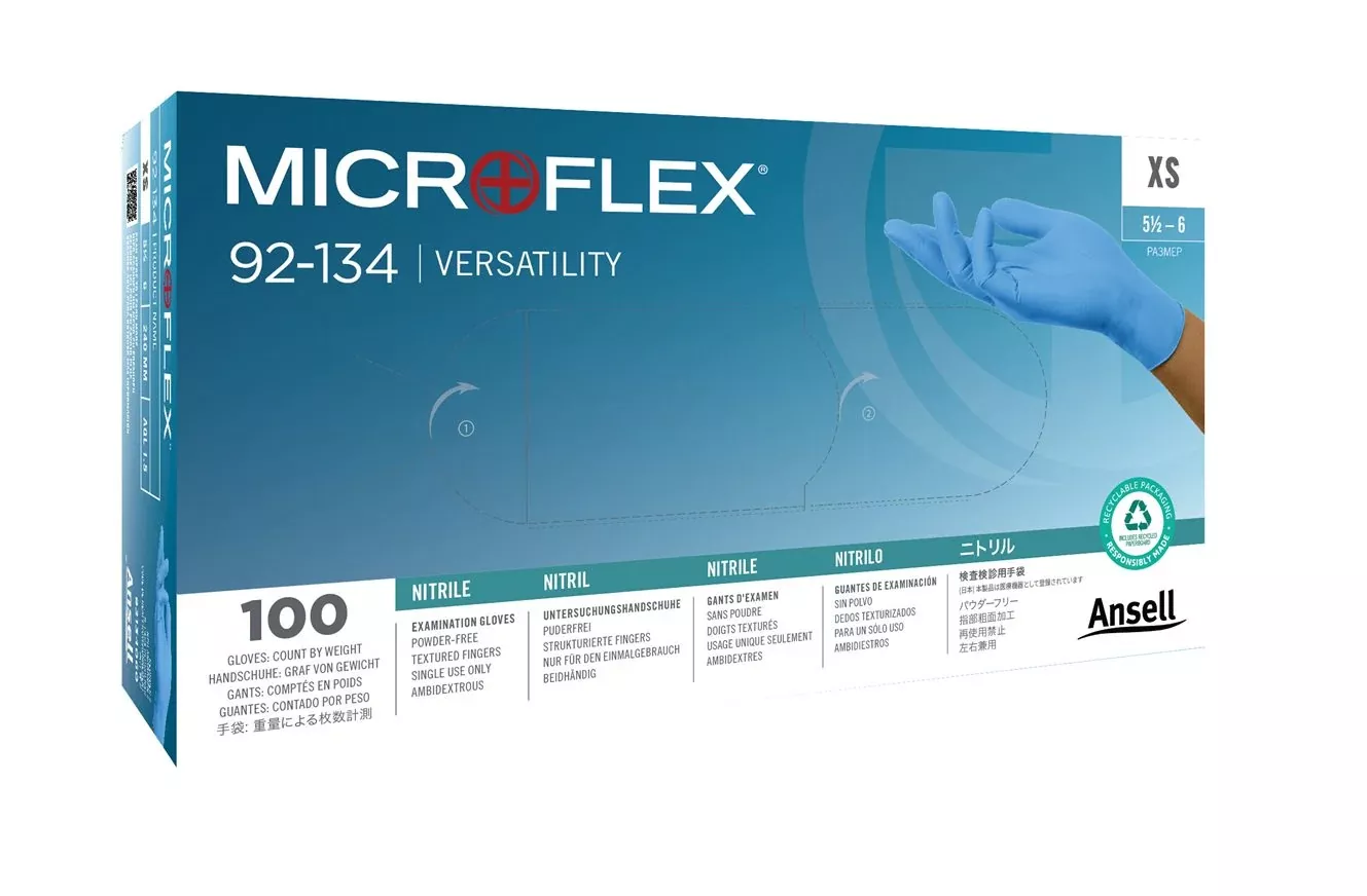 Microflex 92-134 Nitrile Exam Glove
