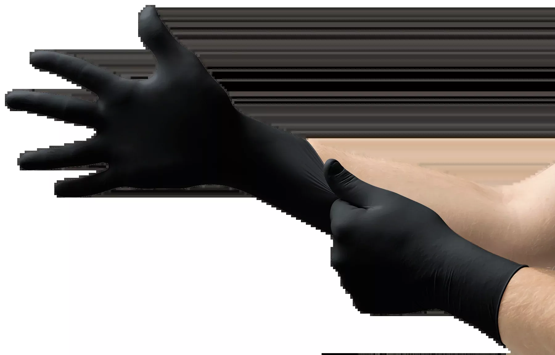 Microflex Black Dragon Zero Powder Free Nitrile Exam Gloves