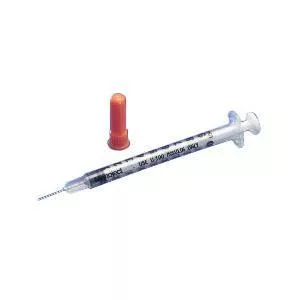 Monoject Rigid Pack Insulin Syringe 28G x 1/2", 1/2 mL (100 count)
