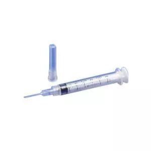 Monoject Rigid Pack Syringe, 3mL, Luer Lock Tip, 20G x 3/4"