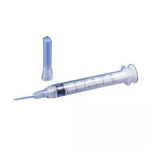 Monoject Rigid Pack Syringe with Hypodermic Needle 27G x 1-1/4", 3 mL (100 count)