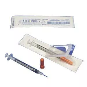 Monoject SoftPack Insulin Syringe 30G x 5/16", 3/10 mL (100 count)