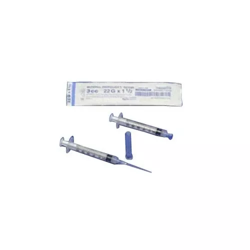 Monoject SoftPack Luer-Lock Tip Syringe 3 mL
