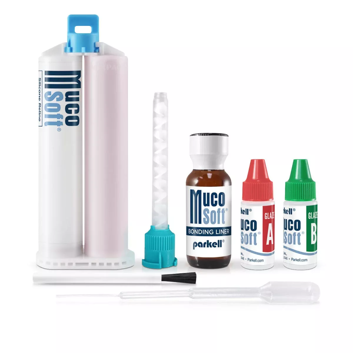 MucoSoft Soft Silicone Denture Reline Kit
