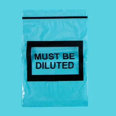 Must Be Diluted Bags, 4 x 6 H-9523-13707