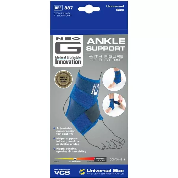 Neo G 887 Ankle Support with Figure of 8 Strap, 1 Each