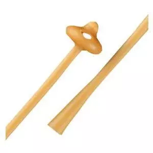 Nephrostomy Malecot Latex Catheter, 18 Fr