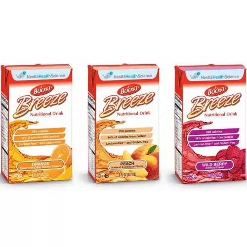 Nestle Boost Breeze Nutritional Drink: Peach, 27 Count