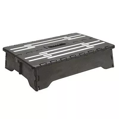 North American Health & Wellness Folding Step Stool: Plastic, 4 Inch, 1 Count