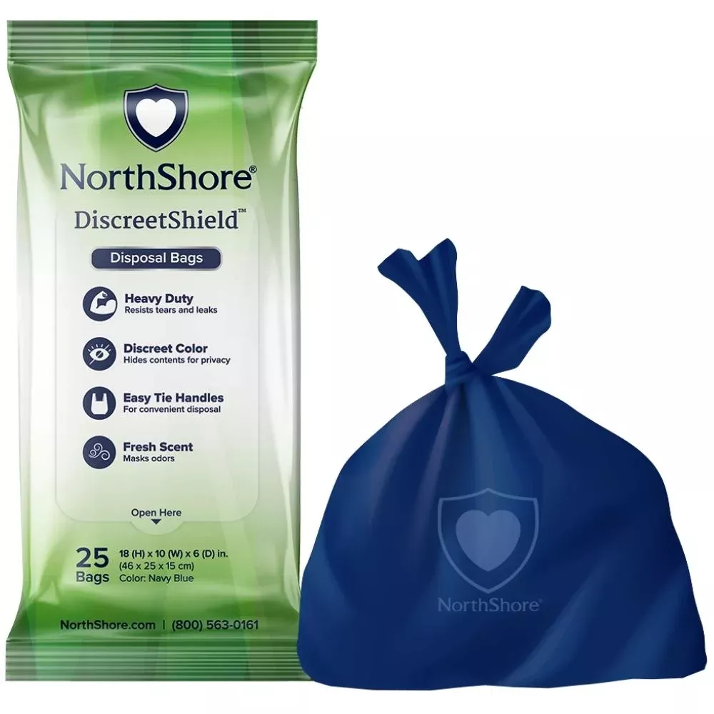 NorthShore DiscreetShield Adult Diaper Disposal Bags