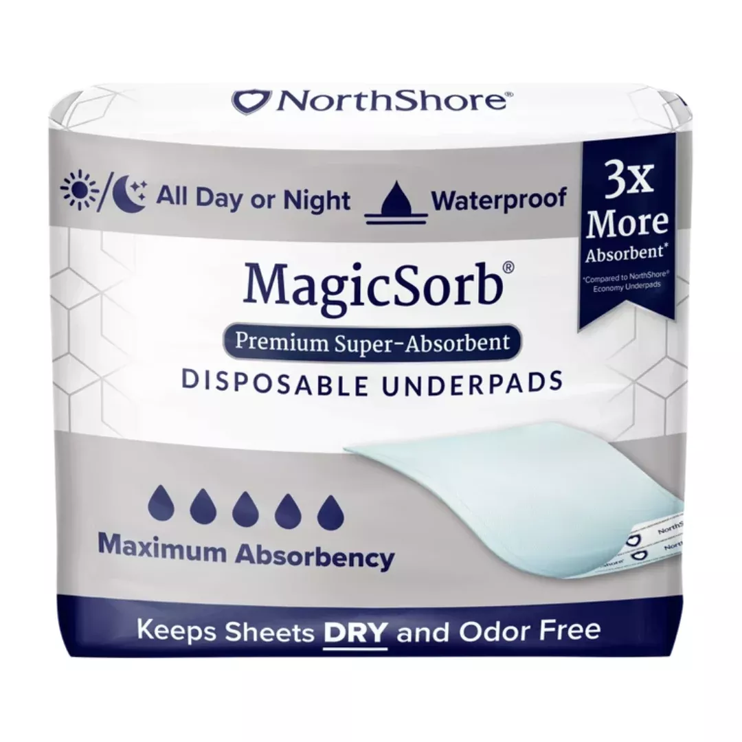 NorthShore MagicSorb Super-Absorbent Underpads