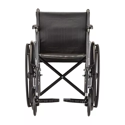 Nova 16 Inch Steel Wheelchair Fixed Arms And Footrests