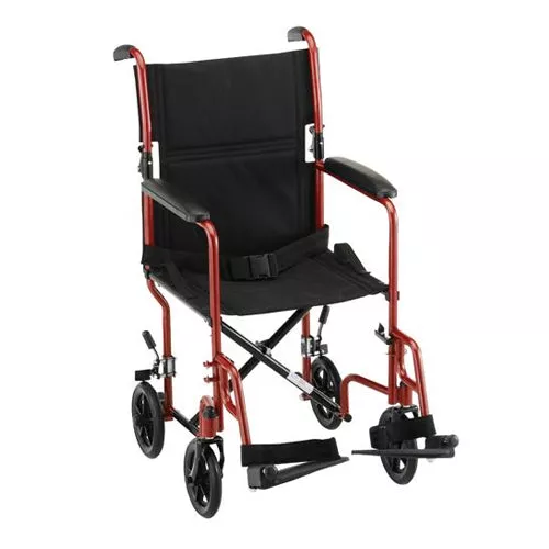 Nova 19 Inch Steel Transport Chair